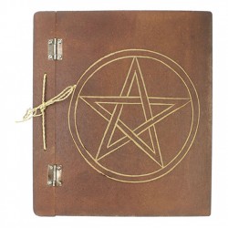 Large Blank Pentacle Spell Book